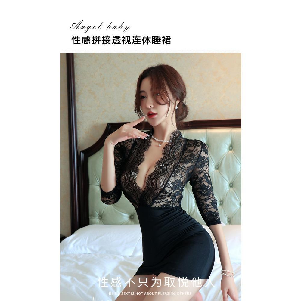 Sexy Lingerie Women, Sexy Lace Seduction See-through Breasts, Hip Skirt, Pajamas, Secretary Outfit, Sexy Sex Suit