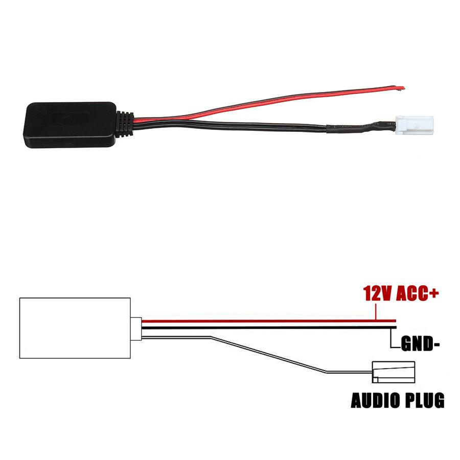 

New 12V Bluetooth Adapter Aux Cable for Suzuki SX4 for Grand for Vitara 2007-2010