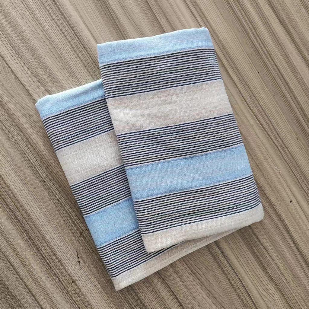 Slightly Flawed Vintage Coarse Cotton Double Bed Sheet – Nostalgic, Cool Summer Single Sheet