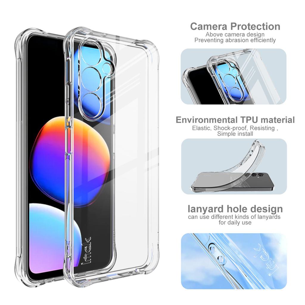 For ZTE Nubia V80 Max 4G Phone Case IMAK Shock-resistant Soft Case