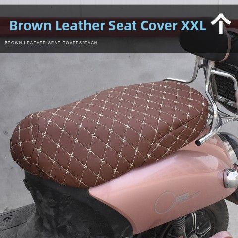 Electric Scooter Battery Car Motorcycle Seat Cushion Cover Anti-scratch Waterproof Thickened Seat Cover3dLeather Seat Cushion