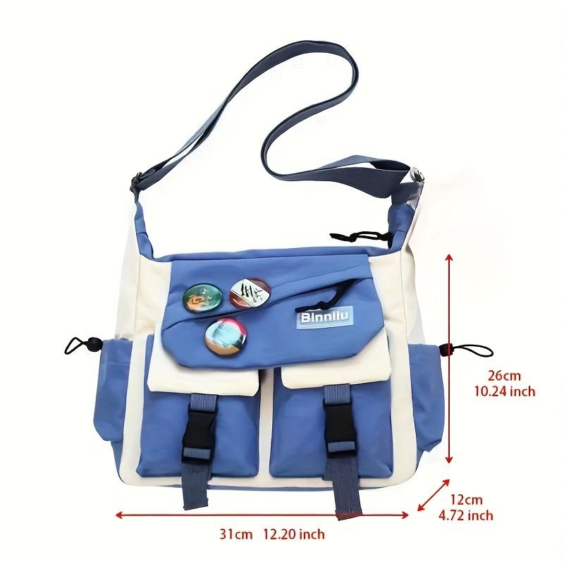 Damentaschen Herrentaschen Universelle Umhängetaschen Tide Großvolumige Ins Schultertaschen Japanische Lässige Hundert Kleine Satteltasche