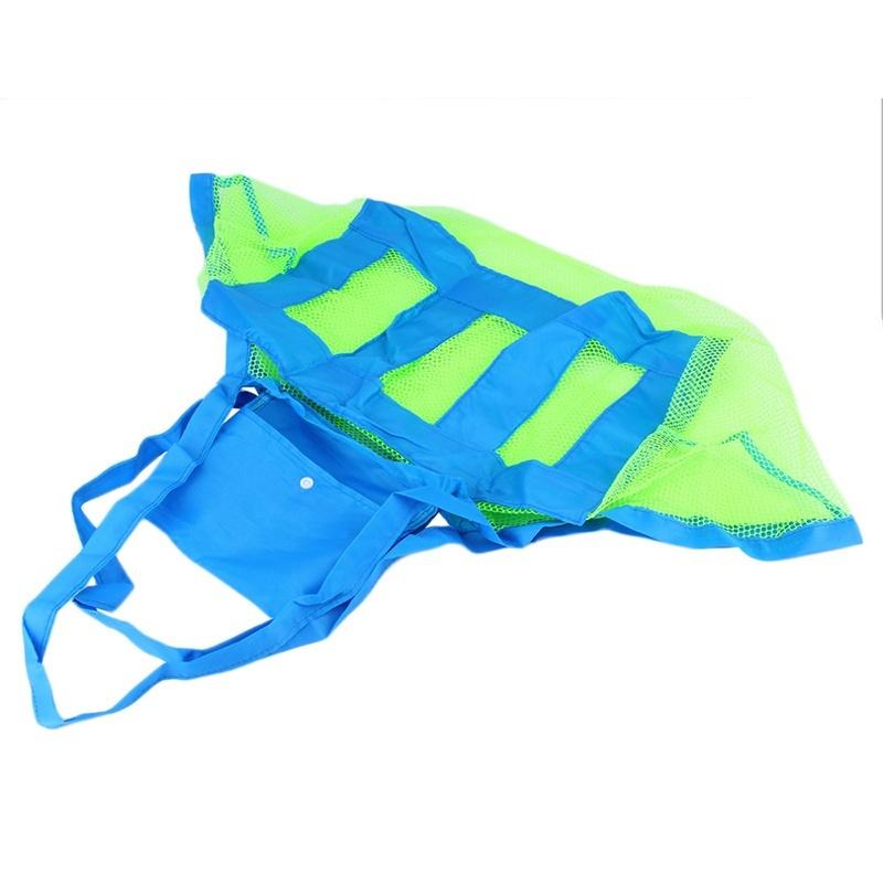 Large Baby Beach Sandy Toys Beachballs Clothes Collecting Bags Outdoor Beach Storage Organizer Bags