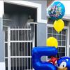 35-Piece Sonic the Hedgehog Cartoon Character Boys’ Balloon Kit – Number Combo Foil Balloons for Birthday Party, Baby Gift