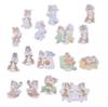 Disney Chip and Dale Sticker Flakes In Case with Chain Japan NEW