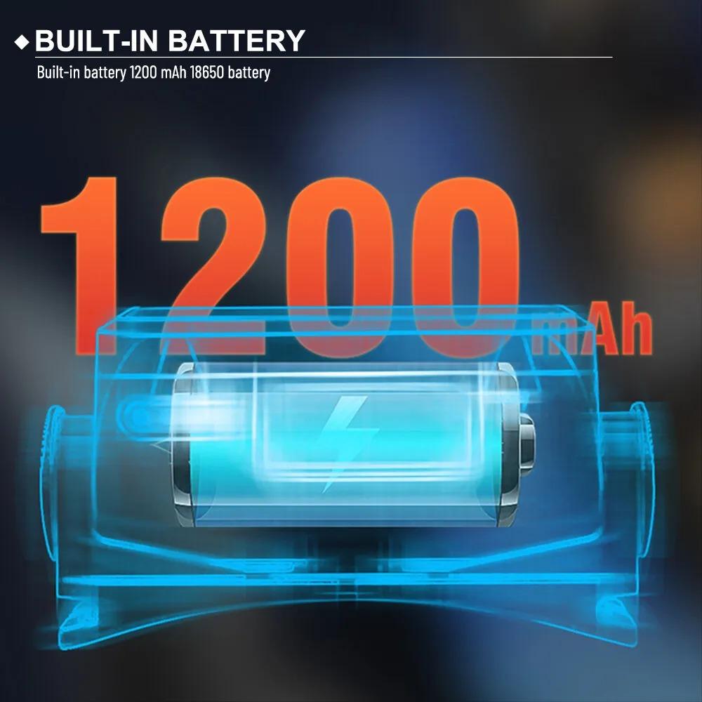 Lampă frontală cu LED-uri de 3000LM COB, portabilă, puternică, reîncărcabilă, baterie încorporată, impermeabilă, lampă pentru cap, lampă pentru drumeții, pentru camping