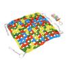 Hanging Hamster Bed Hand Woven Hamster Hammock Swing for Small Animal Chinchilla Rat Gerbil Sugar Glider 25x25cm