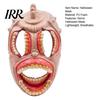 Comfortable Halloween Mask Horror Mask, with Hollow Realistic Fangs, Lightweight Breathable Unique Party PU Foam Grimace for Cosplay Costume Props