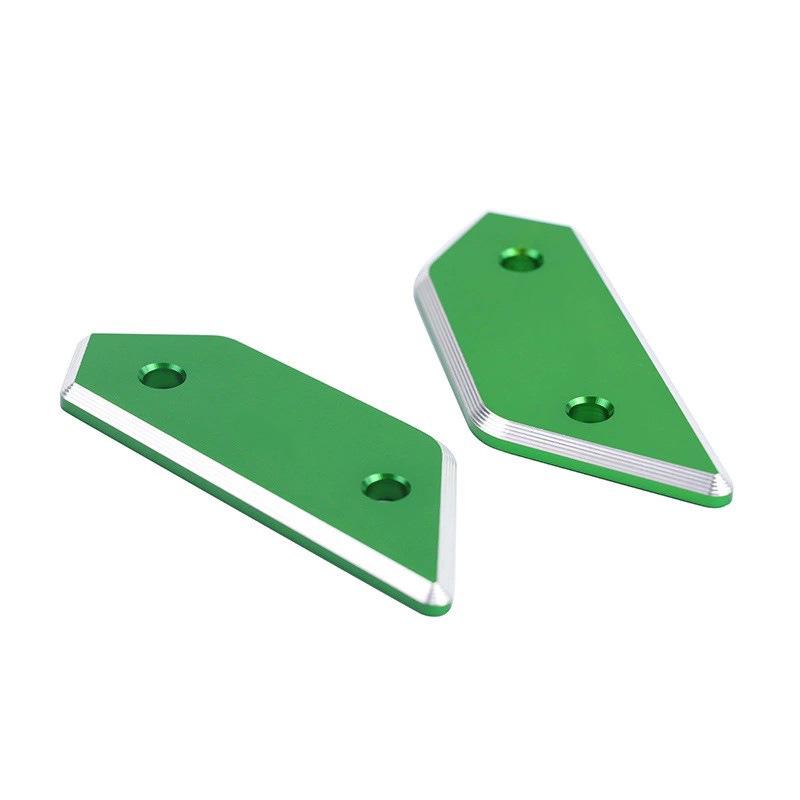 Kawasaki NINJA400 Rearview Mirror Base Cover - Aluminum Decorative Accessory