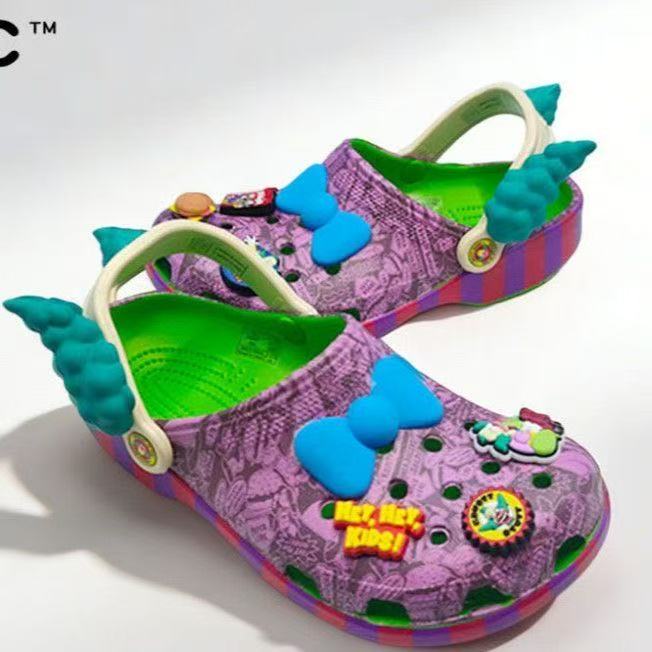 Crocs Classic The Simpsons Детская обувь Унисекс Шлепанцы 36-37(M4W6) фиолетовый