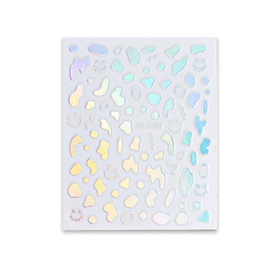 Nail Sticker Frame Decorative 2 Styles Beautiful Self-adhesive Sparkling DIY Art Decal for Salon