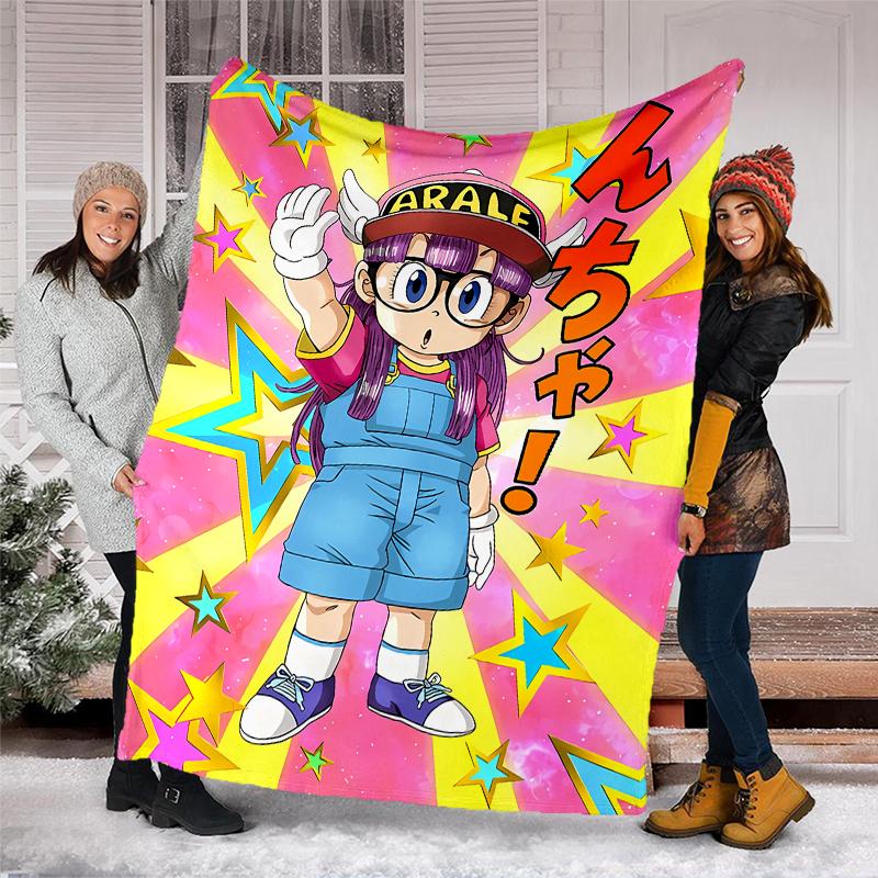 Arale Printed Throw Blanket—soft,warm;versatile Blanket for All Seasons—perfect As &air-conditioning Throw,nap Blanket