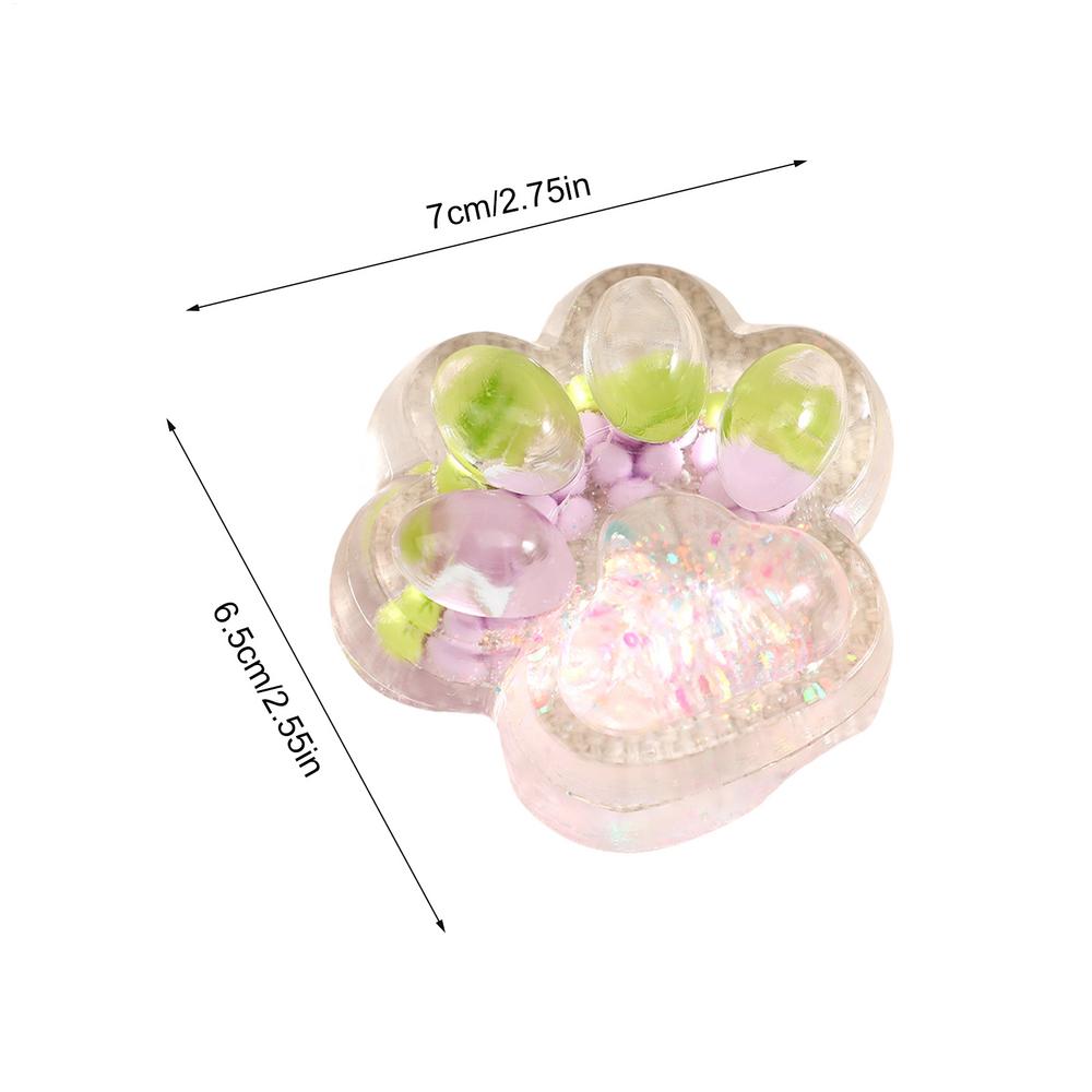 Cat Paw Squeeze Toy Cute Squeeze Cat Paw Toys Sticky Soft Pinching Decompressing Toy for Stress Relief Sensory Toys