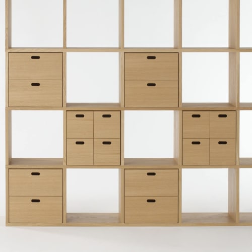 MUJI Stacking Chest Width 37 X Depth 28 X Height 37 Cm 2 Drawers Oak Veneer 12381143