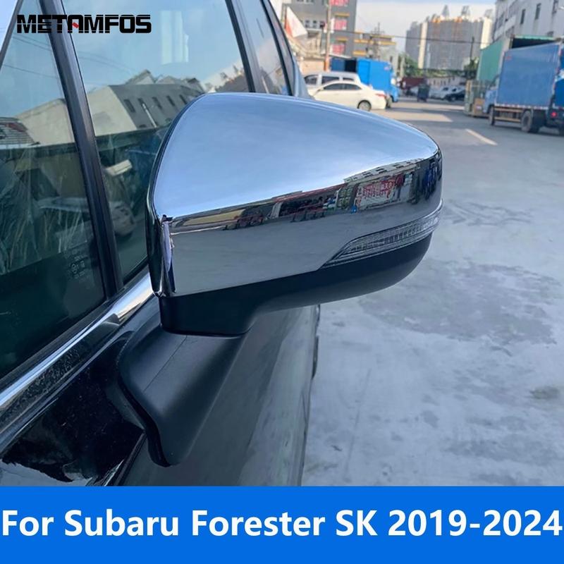 

Для Subaru Forester SK 2024 Хромированная Накладка Защитная Колпачок на Зеркало Заднего Вида Боковой Двери Автомобильные Аксессуары