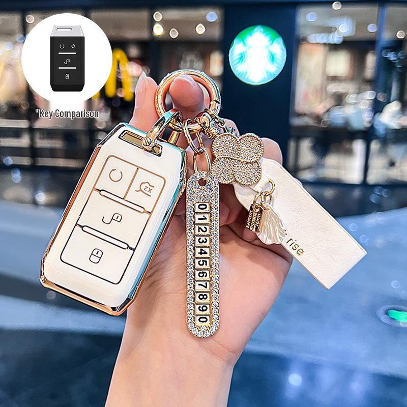BYD Qin Fuel E1/E3, Old E2 Yuan Pro, New Energy High-End S2 Car Key Cover