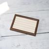 Solid Wood Ring Storage Tray Walnut Wood Counter Ring and Earring Display Tray Shop Home Bracelet Earring Display Pallet
