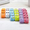 6Pcs Eraser Easy To Wipe Comfortable Grip Sophisticated Exquisite Cartoon Printing Good Elasticity Plastic Cute Roller Animal Eraser for School