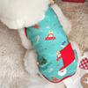 Abbigliamento natalizio in cotone per animali domestici cani e gatti per tutte le stagioni, gilet natalizio per Teddy Bichon Frise