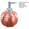 460ml Halloween Pumpkin Soap Dispenser Ceramic Refillable Hand Wash Dish Soap Dispenser Fall Bathroom Kitchen Decor