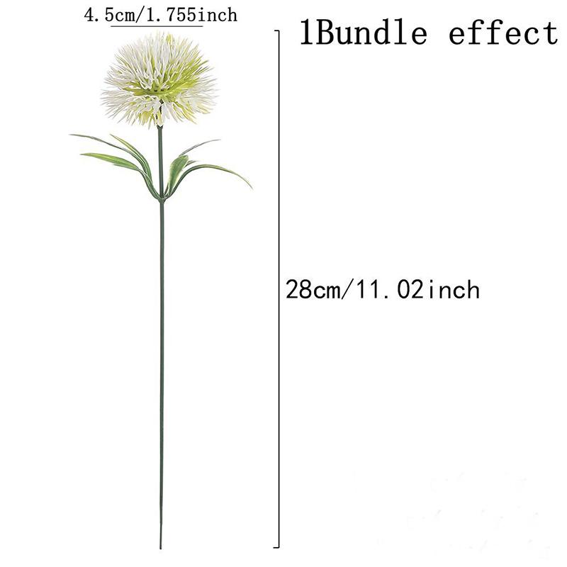 3/6/12Pcs 28cm  Silk Dandelion Artificial Flower Plant Bouquet for Home Decor Wedding Decorative Party Table Vase Decoration