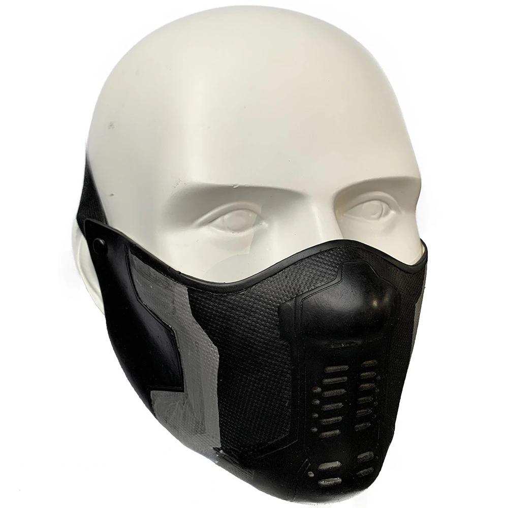 Anime Masks America 2 Cold Soldier Mask Robotic Arm Play Role Masques James Buchanan Bucky Barnes Cosplays Latex Mask
