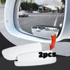 2pcs Car Mirror Wide Angle Car Blind Spot Mirrors Glass Adjustable Auxiliary Rearview Mirrors HD Frameless Small Round Mirror