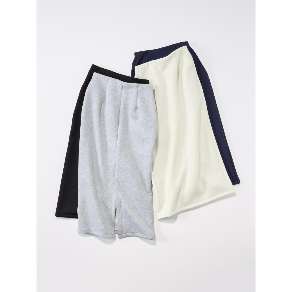 GU by Uniqlo Puff Sweat Narrow Skirt  Standard Length 83.0 To 87.0 Cm 