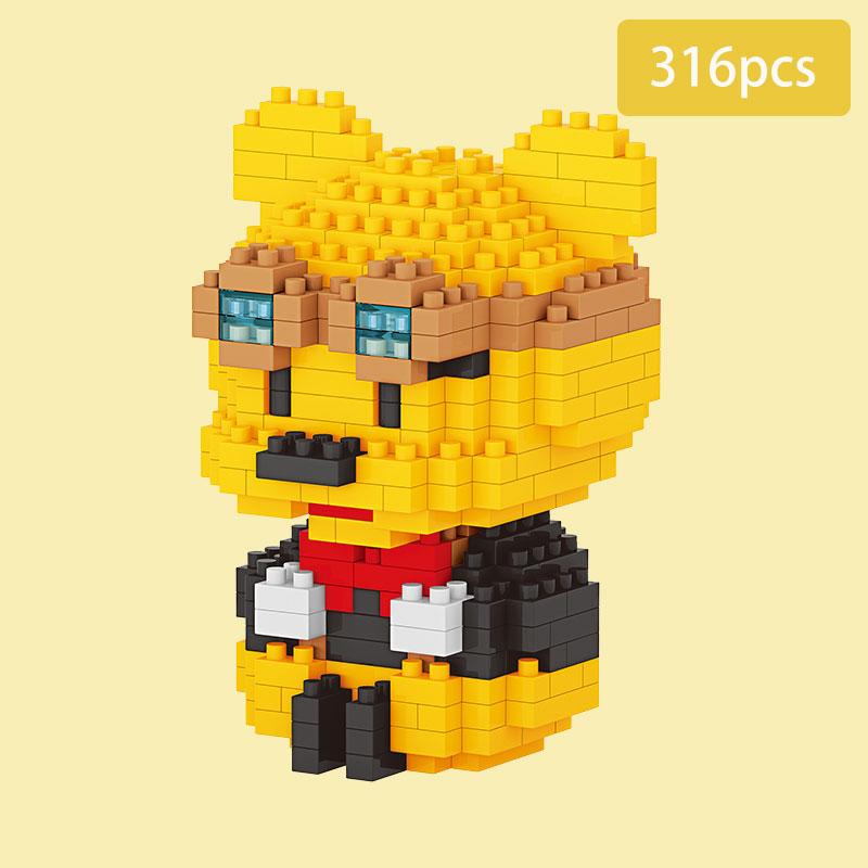 

Винни-Пух Алмазные Мини-частицы Строительные блоки Друг Орнамент Подарок Pooh Bear,316pcs