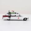 Diecast Original 1:64 Scale GHOSTBUSTERS Ecto-1 Simulation Alloy Car Model Collection Decoration Toy Gift Souvenir Display