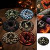 Halloween Round, Decorative Circular Area for Living Room Bedroom Indoor Floor Decor