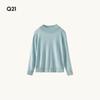 Q21 Soft Knit Long-Sleeve Mock Neck Sweater