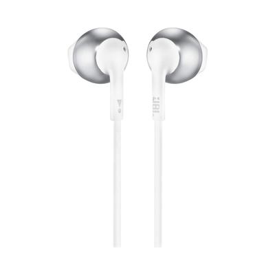 JBL TUNE 205 - In-Ear Headphones with One-Button Remote and Mic - Chrome