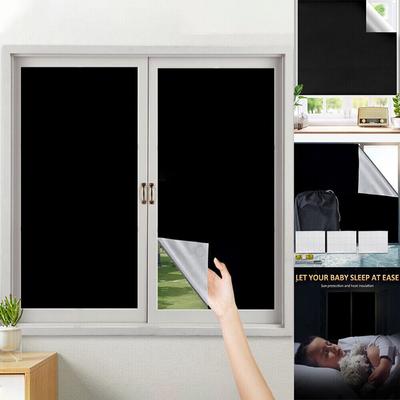 Tragbares Verdunkelungsrollo für Fenster, wärmeisolierte Küchenvorhänge zum Aufkleben, DIY