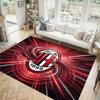 AC Milan Design Crystal Velvet Carpet Cozy Non?Slip Printed Rug For Bedroom Living Room Entrance