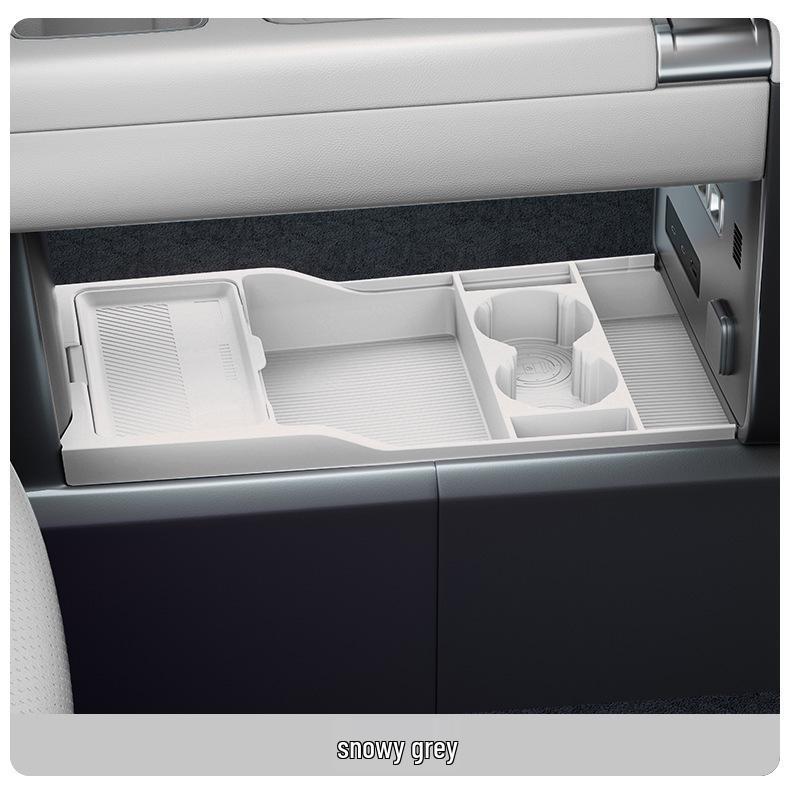 Kompatibel mit Silikon-Aufbewahrungsbox/Organizer/Brillenetui unter Formula Leopard Titanium 7 (Modell 25) Mittelkonsole.