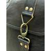 Men Genuine Vintage Black Leather Satchel Messenger  Bag Laptop Briefcase