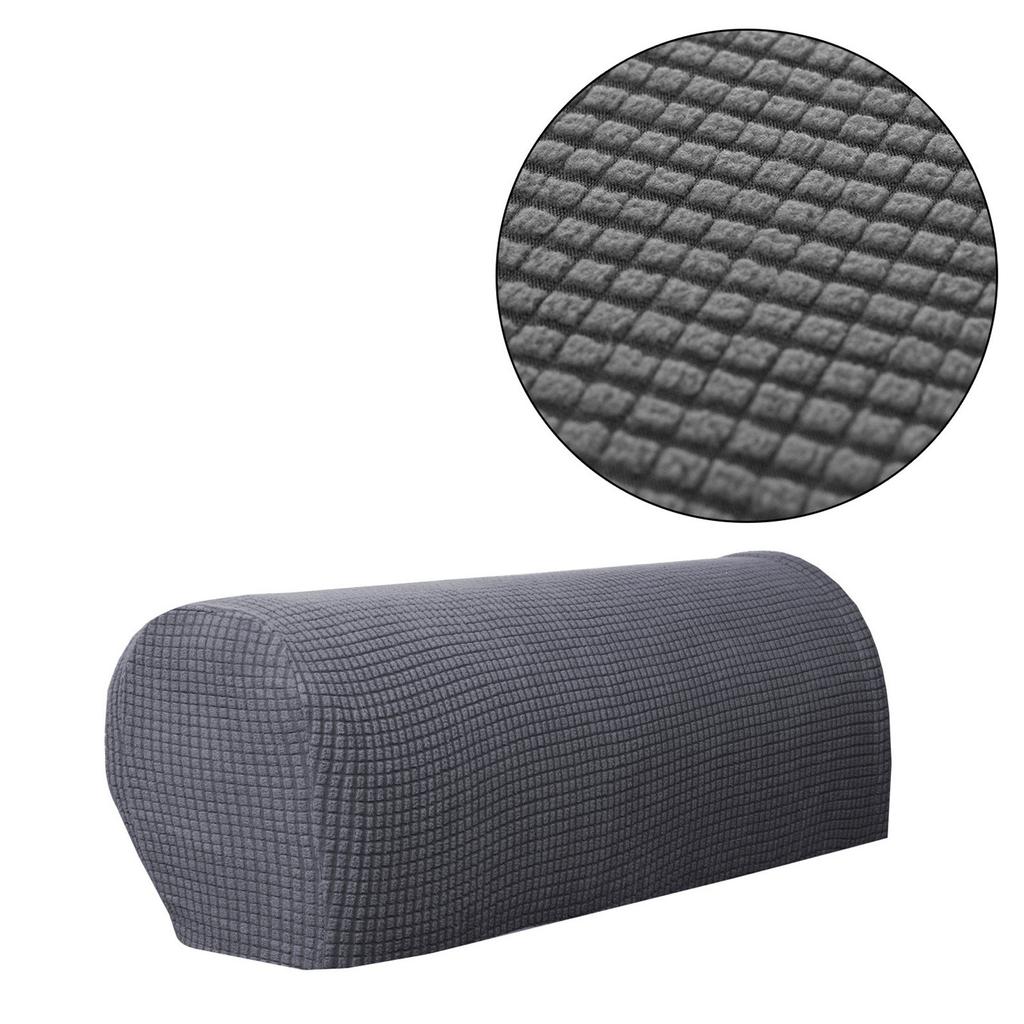 Armrest Covers 2PCS Stretch Fabric Armrest Covers Anti-Slip Sofa Arm Chair Slipcovers Furniture Protectors For Recliner Sofa