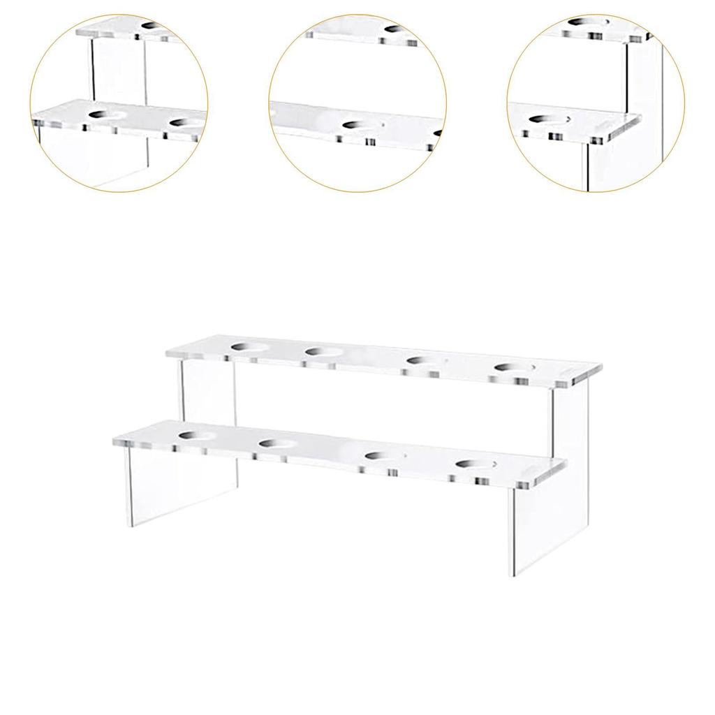 Acrylic Ice Cream Cone Holder Stand, Waffle Roll Sushi Display Stand, Cupcake Stand, Cupcake Baking Rack for Anniversaries