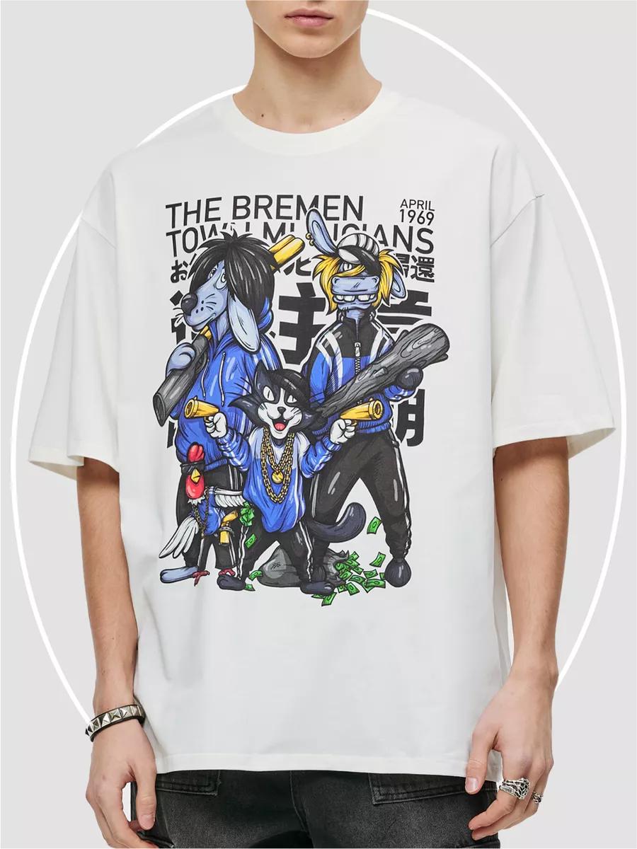 Oversized T-shirt Soyuzmultfilm print XL