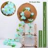 Multicolors Artificial Cherry Blossoms Vines  Wedding Party Garden Home Decor