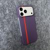 Business Kevlar Stripe Phone Case for iPhone 17 16 15 14 13 12 11 Air Pro Max X XS XR XSMax 7 8 Plus Glossy Film Hard PC Cover