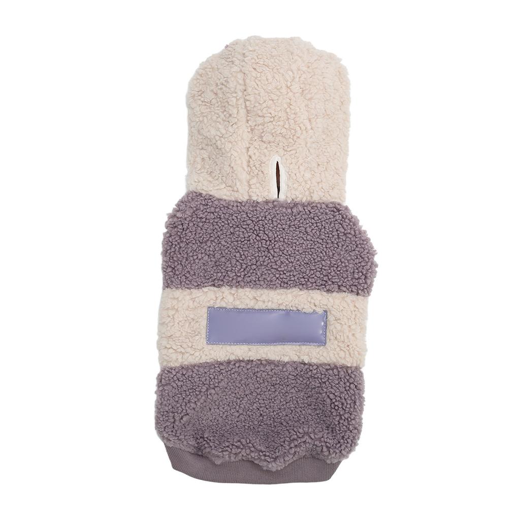 Dog Winter Clothes Soft Skin Friendly Cute Hooded Dog Warm Coat Apparel for Small Medium Large Pet XS