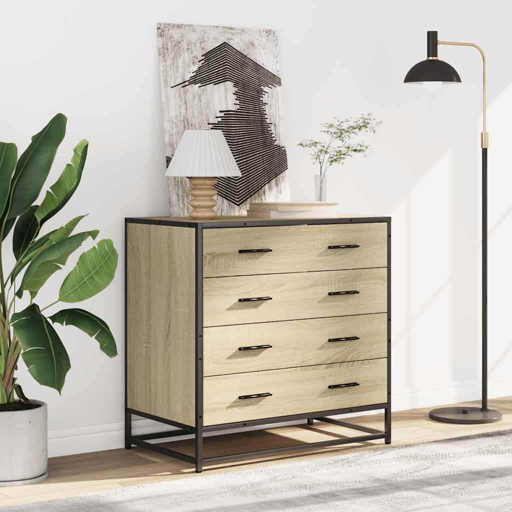 Drawer Cabinet Sonoma Oak 70 x 41 x 70 cm Particleboard