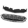 2 Pcs Front Upper Lower Grille 23370469 Bumper Radiator Mesh Grill Set Replacement for Chevy