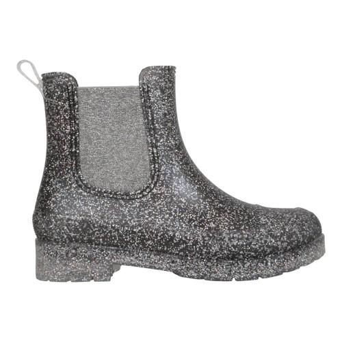 Mountain Warehouse Unisex Black Childrens/ Ziggy Glitter Wellington Boots - Size 1 UK Kids - Image 3