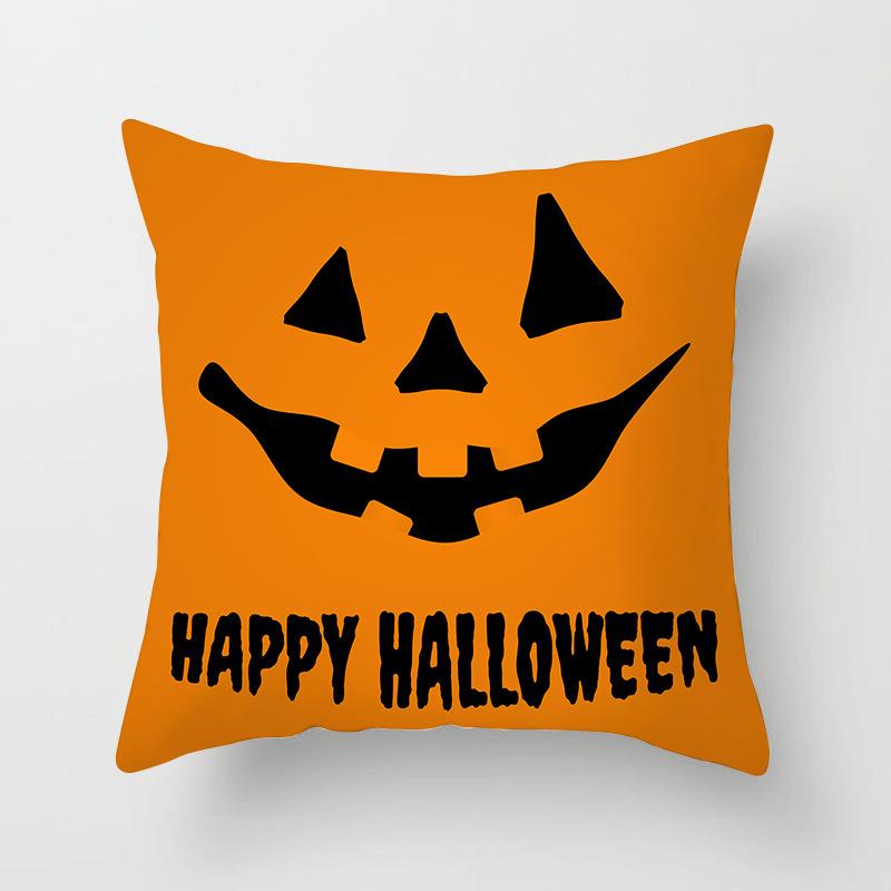 New Halloween Pumpkin Series Pillow Cover Festive Home Sand Release Art Pillow Cushion Cover