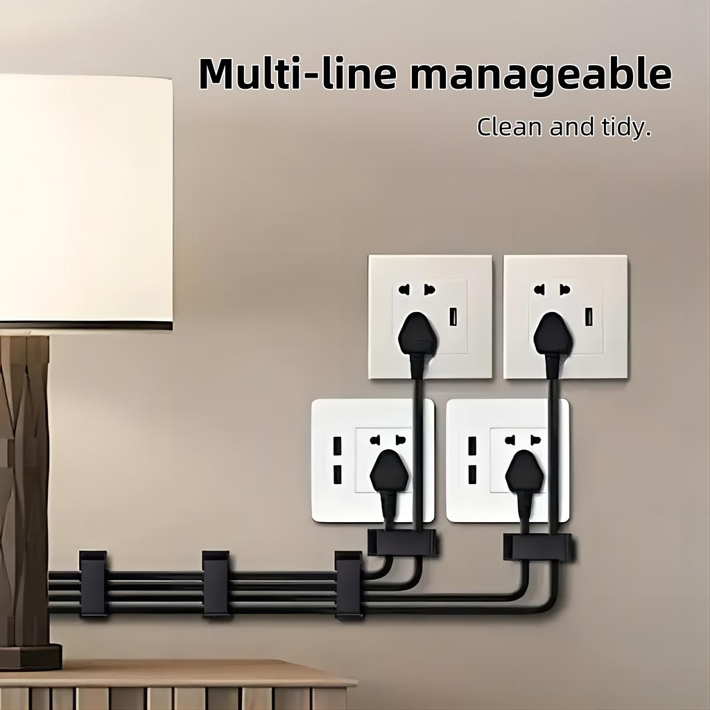 5/10Pcs Self-Adhesive Cable Management Clips, Cord Organizer for TV Computer Home Office