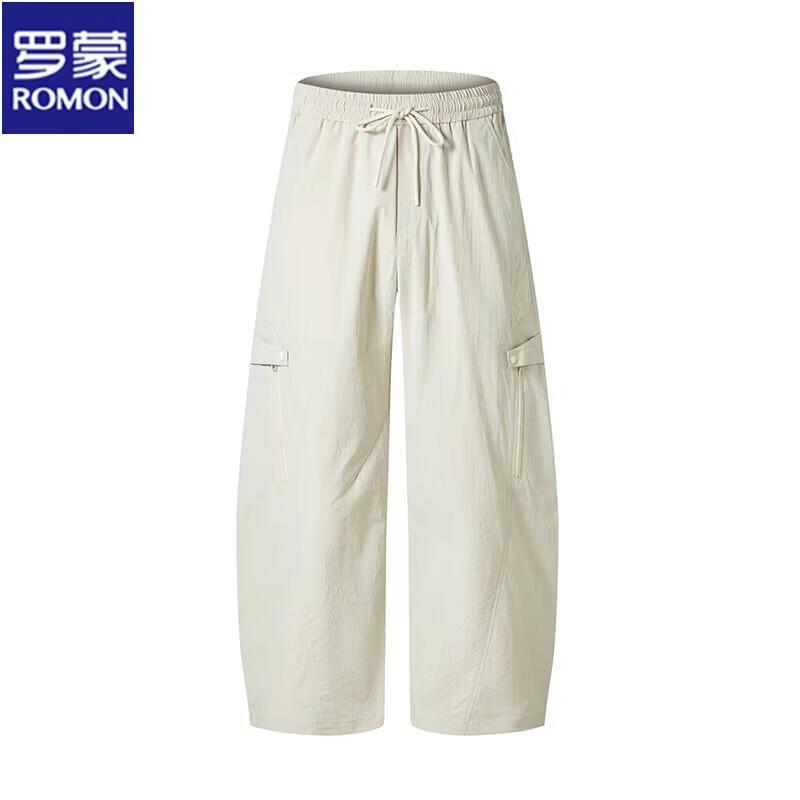 ROMON Men s Loose Straight Casual Pants 3XL