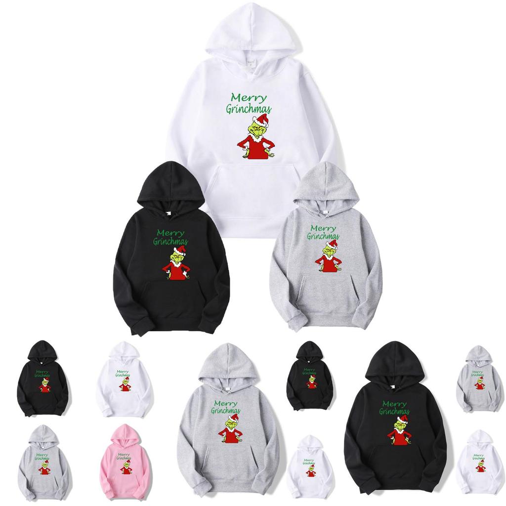 The Hoodie Christmas Merrymas Hooded Sweatershirt Pullover Jumper